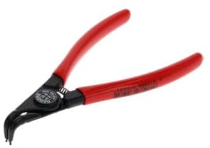 GEDORE Circlip pliers for outer circlips, With opening spring/finger protection, 90° angled, Tip dia. 1.3 mm, 8000 A 11