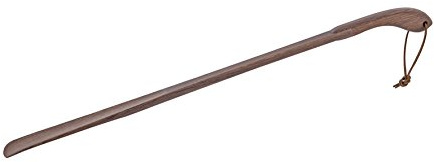 Schuhlöffel Eichenholz 63cm Schuhanzieher mit Lederband zum Aufhängen