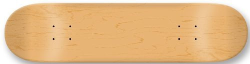 Moose Elch blanko Skateboard Deck, Natur