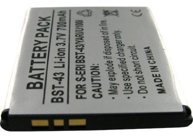 AboutBatteries Batterie pour Sony Ericsson Hazel, 3.7V, 950mAh, Li-ION