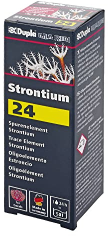 Dupla Marin Strontium 24 I 50 ml I Für Skelettaufbau und Wuchs von Korallen I Mit Spuren von Molybdän