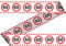 Folat SCH-5426 28460 Party Absperrband Verkehrsschild-15 m-Zahl: 60