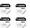 Pile de Montre Bouton varta 321 SR616SW 1.55v lot 4 Piles