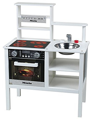 Theo Klein 9458 - Miele Cocina De Juguete, Madera (MDF), Color Blanco, Mediana