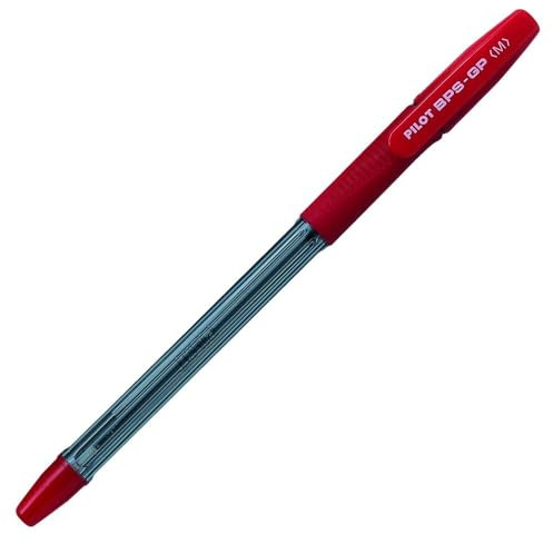 Pilot BPS-GP-M-R Kugelschreiber M, gummierte Griffzone, 0,4 mm, rot