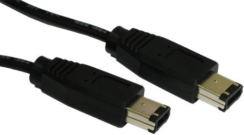 Firewire IEEE 1394 6 Polig Zum 6 Polig Kabel 1 m Anschlusskabel [1 Meter/1m]