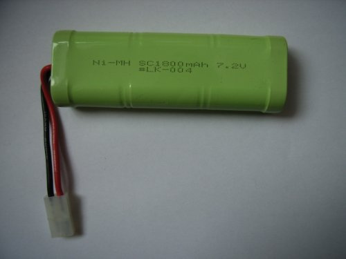 Akku 7,2V 1800mAh Ni-MH für RC Boote,Tamiyastecker, Ersatzakku für High Wind,Ruch, Rush, PX-16,Fastsis