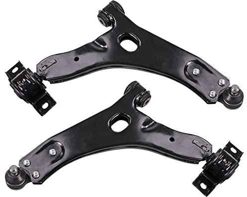 BESTPRICE 2x Querlenker Vorderachse vorne unten links & rechst mit Lagerbuchse und Traggelenk Kompatibel mit FORD FOCUS Mk1 (DAW, DBW) (DNW)(DFW)