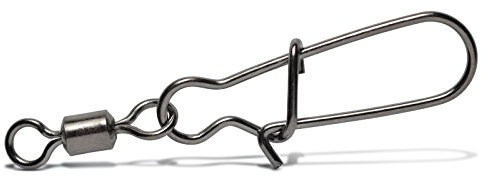 VMC Black Rolling Swivel mit Duolock Snap Gr.12 10kg 9 Stück