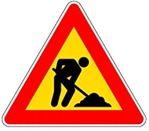 CARTELLO STRADALE LAVORI IN CORSO 3G EAN: 8012947689806