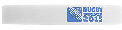 Rugby World Cup Gummi-Armband 2015 Design, 3 Stück (Einheitsgröße) (Weiß)