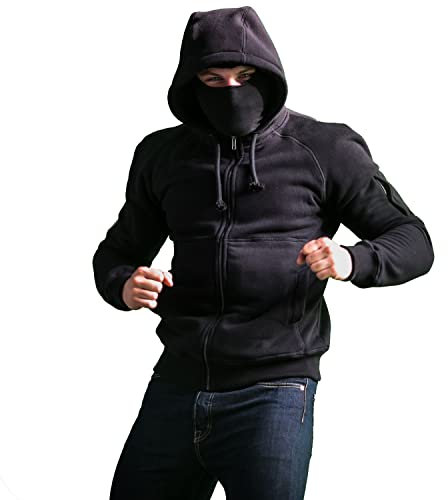 PG Wear Zip Hoody Smuggler, Farbe:schwarz, Größe:M