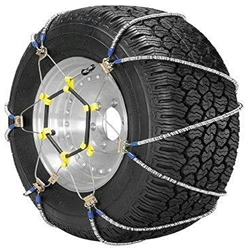 SCC Security Chain ZT729 Super Z LT leichte LKW- und SUV-Reifen-Zugkette, 2 Stück, Silber