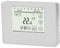 SM-PC®, Thermostat Touchscreen Ivory, Aufputz, potentialfreier Ausgang, Batteriebetrieben,für Fußbodenheizungen mit 2-Draht Verkabelung geeignet #769