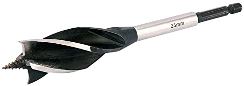 Draper 35128 Expert 4 Fluted 25 x 165mm 'Vortex' Auger Bits 25 x 165 mm