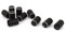 sourcingmap® 10 Stück 6mm Lochdurchmesser Potentiometer Knob Abdeckkappe 10mmx16mm Schwarz de
