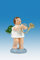 Rudolphs Schatzkiste Holzfigur Engel mit ENGL. Horn und Krone Höhe 6cm NEU Holzengel Instrument Seiffen Erzgebirge Figur Dekoration Holzfiguren Weihnachten Fensterschmuck Spielzeug Deko