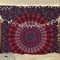 Bless International Indischer Hippie Bohemian Psychedelic Peacock Mandala Wandbehang Bettwäsche Tapisserie (Purple Pink, Twin (137x182Inches) (140x185cms))