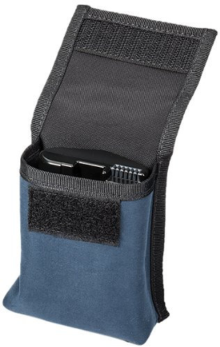 LensCoat 2-Battery Pouch camera battery holder for Pro DSLR (Navy) lenscoat
