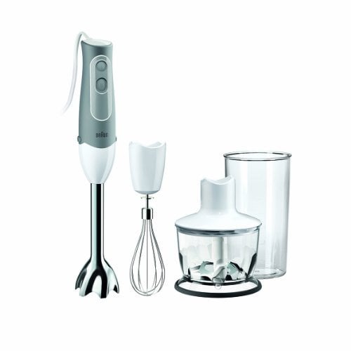 Braun MQ535 Sauce Mixeur plongeant avec Variateur Gris/Blanc 600 W