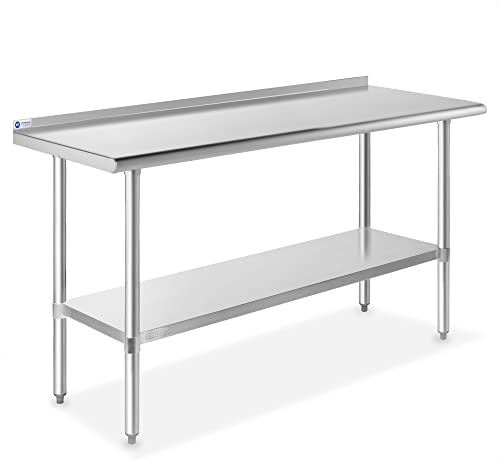 gridmann NSF Edelstahl gewerblichen Küche Prep & Arbeit Tisch W/Duett – 60 in. x 24 in.