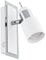 EGLO LED Wandlampe Davida, Wandleuchte, Wandstrahler aus Metall in Chrom, Weiß, Wohnzimmerlampe, Lampe mit Schalter, Spot inkl. GU10 Leuchtmittel, warmweiß