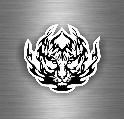 Akachafactory Aufkleber Sticker Auto Motorrad Tuning Tiger Tiger Tribal Tribal R1
