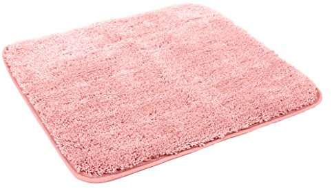 Kinzler J-10003/103 Rose Badematte, Mikrofaser, 50x55 cm ohne Ausschnitt