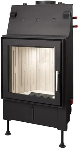 Schmitzker No4, Wasserführender Kamineinsatz, 10kW Stahlrahmen
