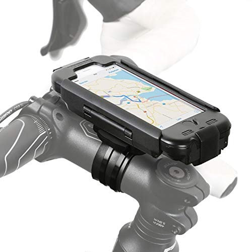 Wicked Chili RainCase 3.0 Fahrrad Halterung kompatibel mit iPhone 6S / 6 (4,7 Zoll) - Bike Regenschutz Set (passgenau, Wasser Schutz IPx4, mit Ladekabel- und Köpfhörer Buchse) schwarz
