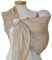 Storchenwiege Baby Ring Sling, 100% Baumwolle, deutsche Produktion, ab Geburt bis ca. 20kg (Natur)