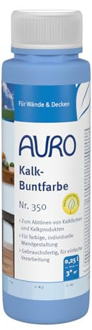 AURO Kalk-Buntfarbe Lichtblau 0,25 L