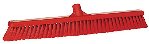 Vikan, Red Broom,Push,Soft,24,PP/PBT, 3199