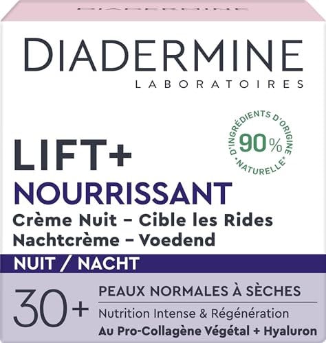 Diadermine - Lift+ - Nourrissant - Crème de Nuit Anti-Rides Ultra Fermeté - 50 ml