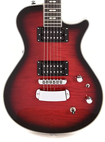 HAGSTROM ULTRA SWEDE BURGUNDY BURST Electric guitars Single cut