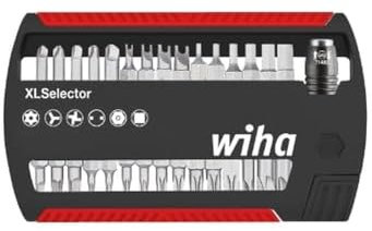 Wiha Bit Set XLSelector Sicherheitsbits Standard 25 mm gemischt 31-tlg. 1/4, Tri-Wing/Spanner/Innensechskant mit Bohrung/Torq-Set/Torx mit Loch/Innenvierkant