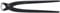 Knipex Tenaglia (Pinza per Ferraioli e Cementisti) Bonderizzata Nera 200 Mm (Confezione Self-Service/Blister) 99 00 200 Sb