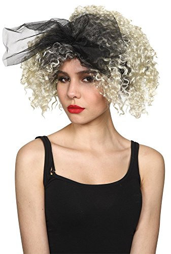 Wicked Costumes Adult 80's Material Girl Fancy Dress Wig