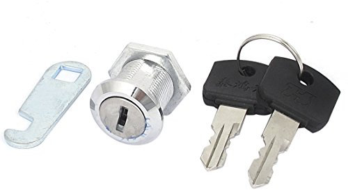 sourcing map Mailbox Schublade 1,52 cm im Durchmesser Kopf Cylinderical Hebelschloss mit Schlüssel DE de