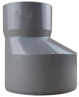 First Plast - Réduction PVC Excentrée Mâle Femelle 125/80