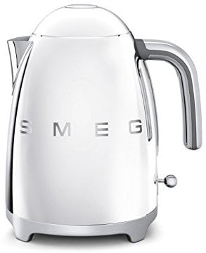 SMEG Bollitore Elettrico KLF01SSEU, 2400 W, 7 Cups, Acciaio Inossidabile, Cromo