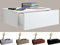 VCM Wandschublade Wandregal Kommode Wandablage Dielenmöbel Ablage Hängeschrank Schublade Weiß 15 x 46 x 30 cm Blado-1