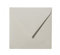 Paper24 50 quadratische Briefumschläge 125 x 125 mm, 12,5x12,5 cm, 120 g/m² mit Dreieckslasche Farbe: 04 Grau