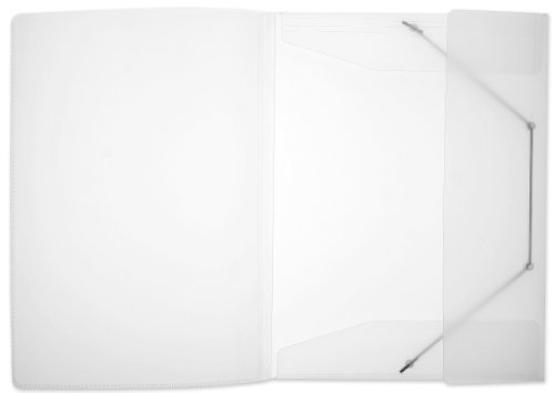 Eckspanner-Sammelmappe, PP, A4, Klarsichttasche, transparent milky