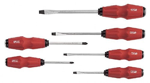 Serie Set cacciaviti a battere lame passanti 6 pezzi Fervi articolo 0633