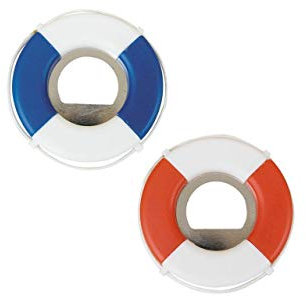 SEA-CLUB Handels-GmbH Flaschenöffner Rettungsring, Farbe:rot