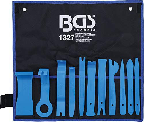 BGS 1327 | Innenraum-Verkleidungswerkzeug-Satz | 11-tlg.| Kunststoffhebel | aus glasfaserverstärktem Kunststoff, Farbig