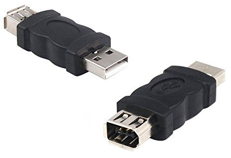 KALEA-INFORMATIQUE Connettore USB maschio a Firewire IEEE1394a MASCHIO con spina a 6 pin SOLO PERIFERICHE COMPATIBILI, NON CONVERTIRE FIREWIRE IN USB.