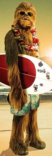 Close Up Star Wars Chewbacca - Surfin' Unisex Poster Multicolor Papier 53 x 158 cm Chewbacca, Fan-Merch, Filme