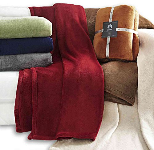 Irisette 8900-21 Castel Kuscheldecke Uni, 150 x 200 cm, Marine